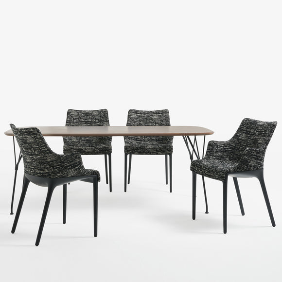 Eleganza Nia Dining Armchair Chairs Kartell