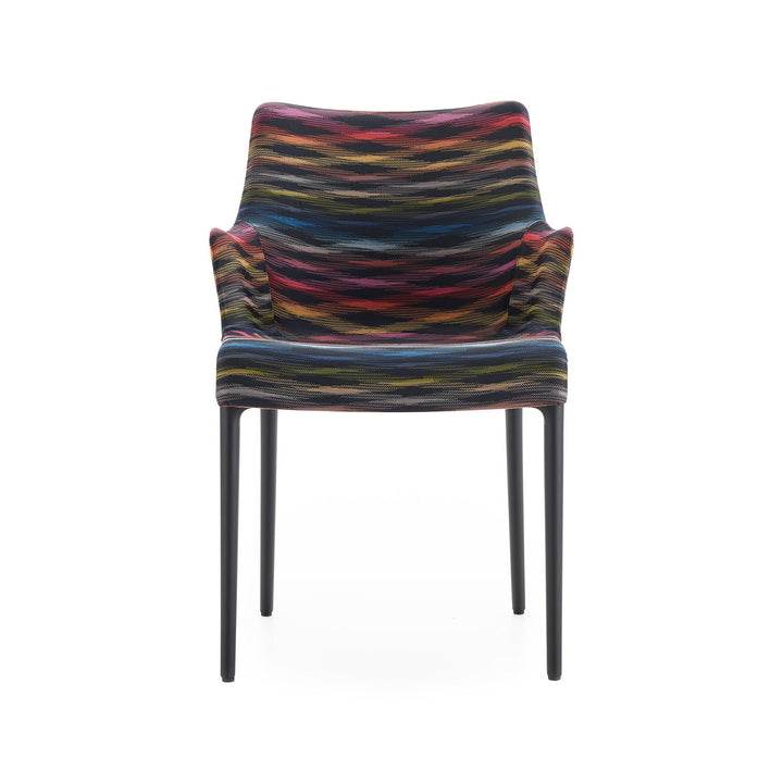 Eleganza Nia Missoni Dining Armchair Chairs Kartell Color Black / Black