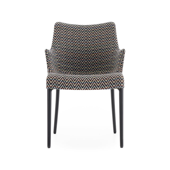 Eleganza Nia Missoni Dining Armchair Chairs Kartell Zigzag / Black