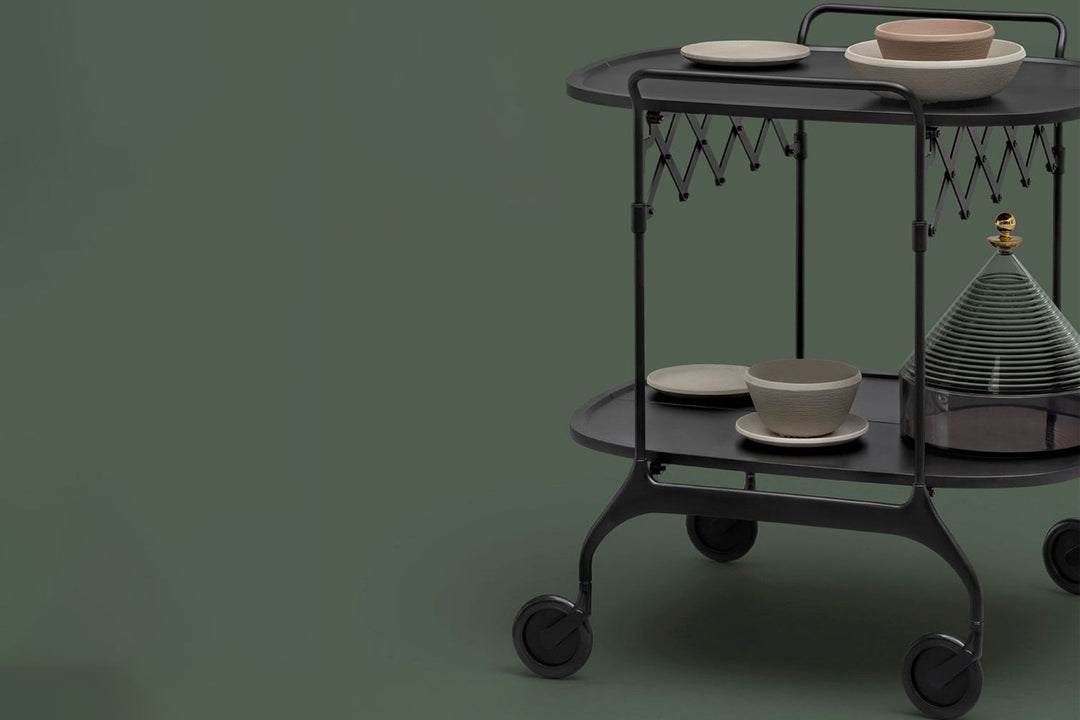 Gastone Trolley Quickship Bar Cabinets + Carts Kartell