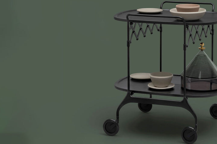 Gastone Trolley Quickship Bar Cabinets + Carts Kartell