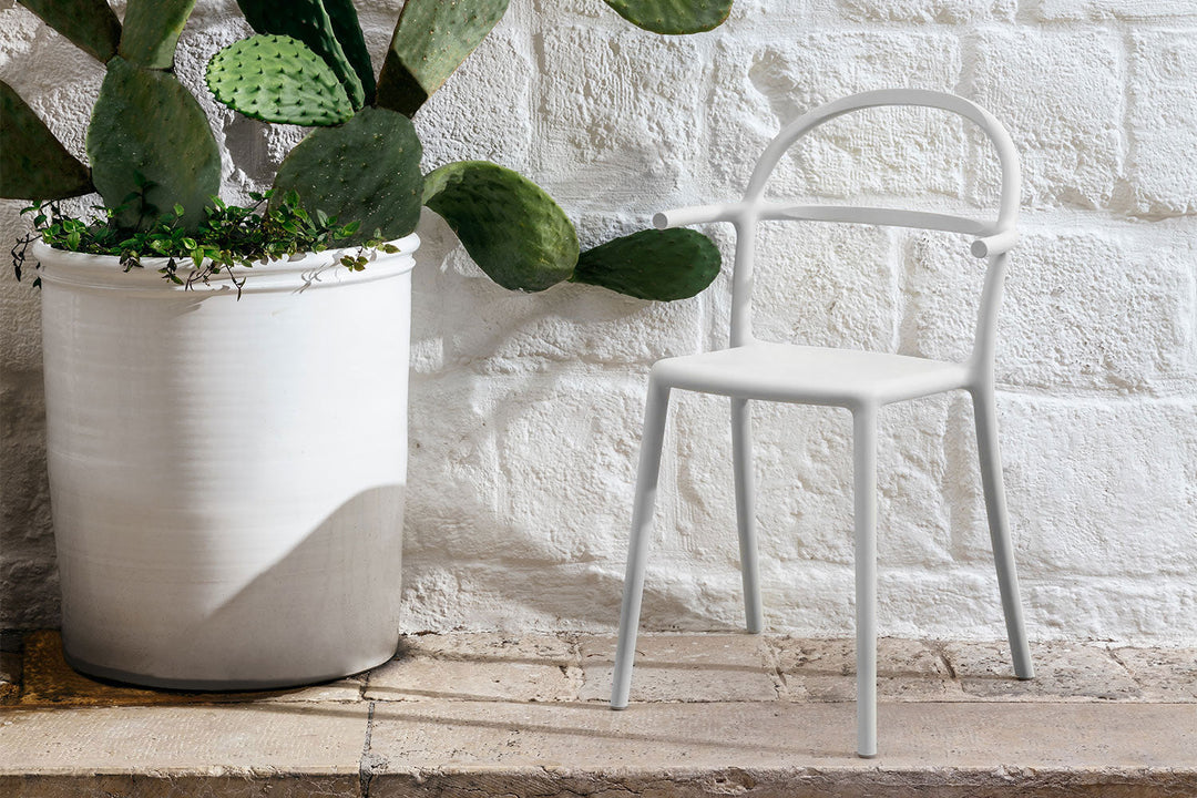 Generic C Dining Chair (Set of 2) Quickship Dining Chairs Kartell