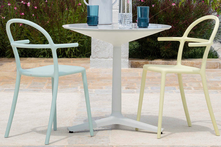 Generic C Dining Chair (Set of 2) Quickship Dining Chairs Kartell