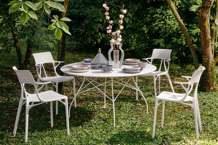 Glossy Outdoor Dining Table Outdoor Dining Tables Kartell