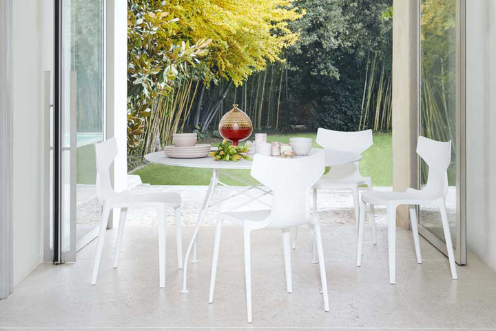 Glossy Outdoor Dining Table Outdoor Dining Tables Kartell