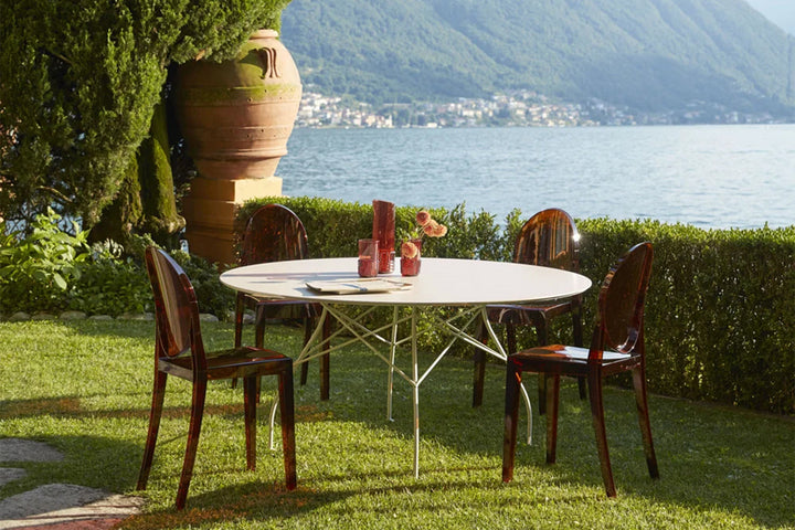 Glossy Outdoor Dining Table Outdoor Dining Tables Kartell