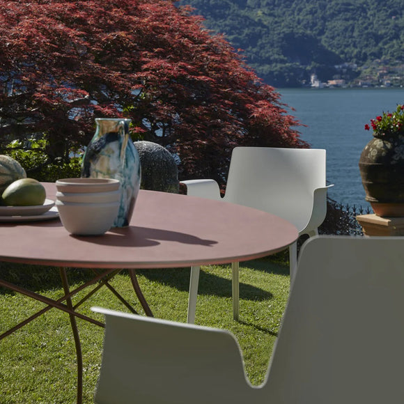 Glossy Outdoor Oval Dining Table Tables Kartell
