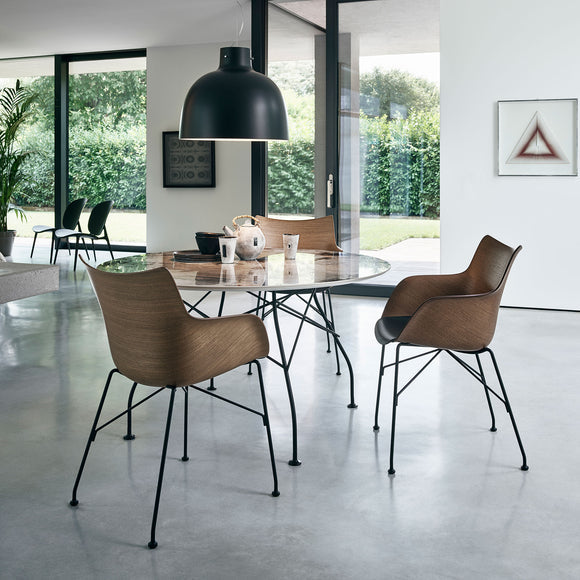 Glossy Round Dining Table Tables Kartell