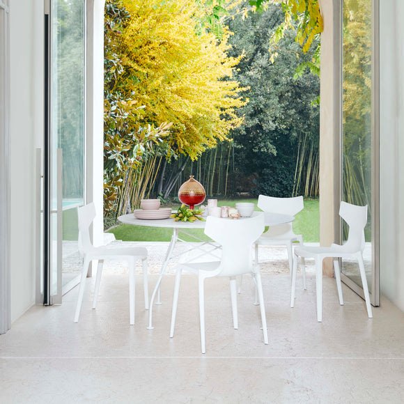 Glossy Round Dining Table Tables Kartell