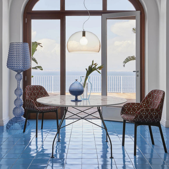 Glossy Round Dining Table Tables Kartell