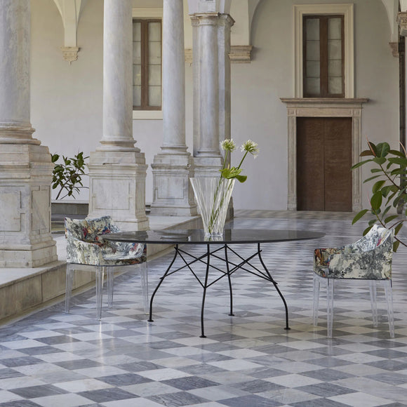 Glossy Round Dining Table Tables Kartell