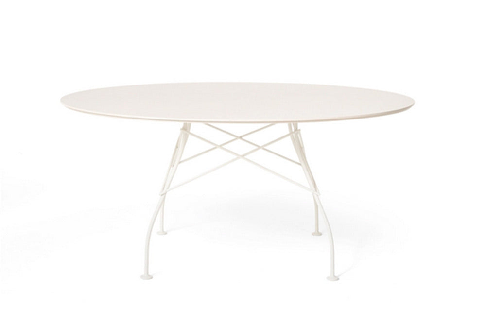 Glossy XXL Outdoor Dining Table Outdoor Dining Tables Kartell