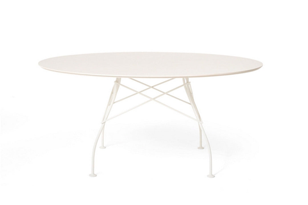 Glossy XXL Outdoor Dining Table Outdoor Dining Tables Kartell