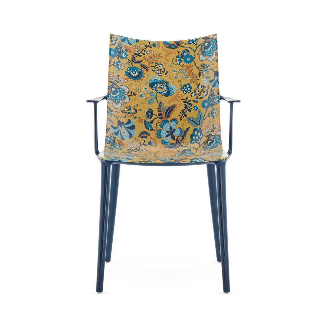 H.H.H. Graphic Impression Dining Armchair Chairs Kartell Blue / Ochre Mabelle