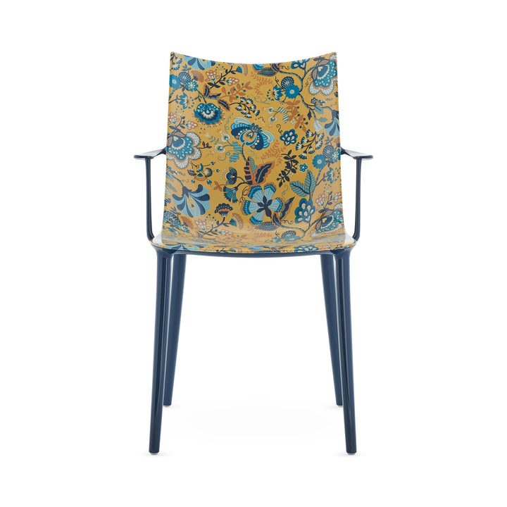 H.H.H. Graphic Impression Dining Armchair Chairs Kartell Blue / Ochre Mabelle