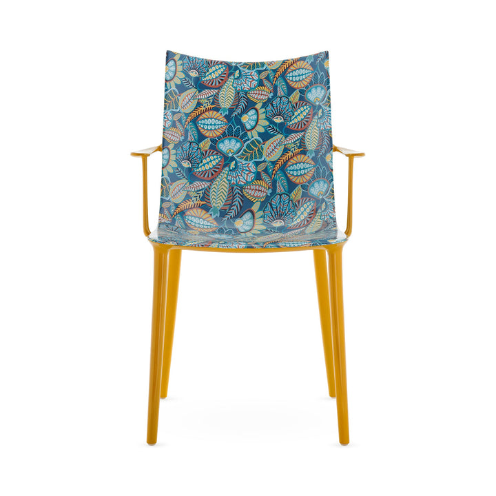 H.H.H. Graphic Impression Dining Armchair Chairs Kartell Mustard / Ink-Ochre Harvest Time