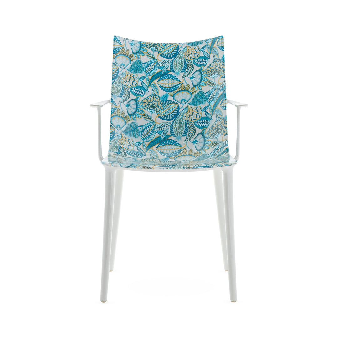 H.H.H. Graphic Impression Dining Armchair Chairs Kartell White / Lapis Harvest Time
