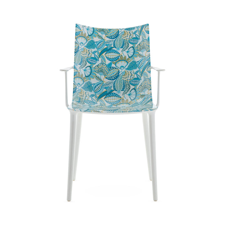 H.H.H. Graphic Impression Dining Armchair Chairs Kartell White / Lapis Harvest Time