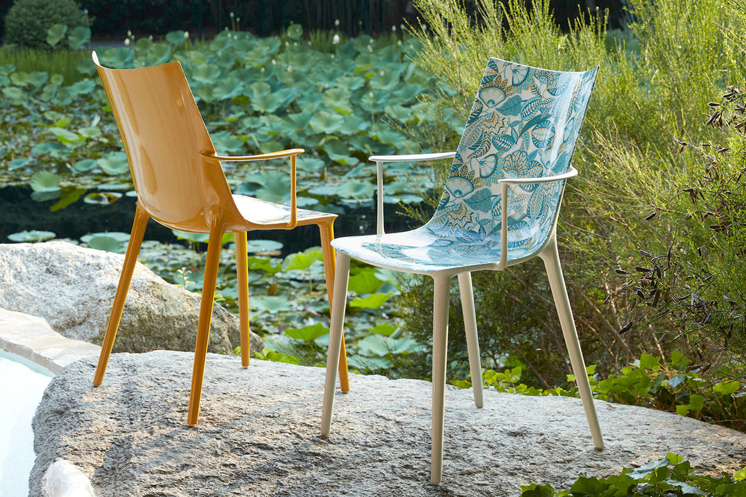 H.H.H. Graphic Impression Dining Chair Quickship Dining Chairs Kartell