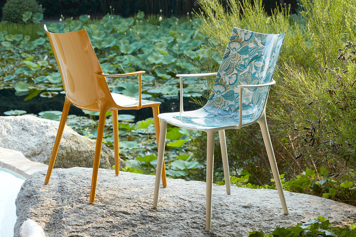 H.H.H. Graphic Impression Dining Chair Quickship Dining Chairs Kartell