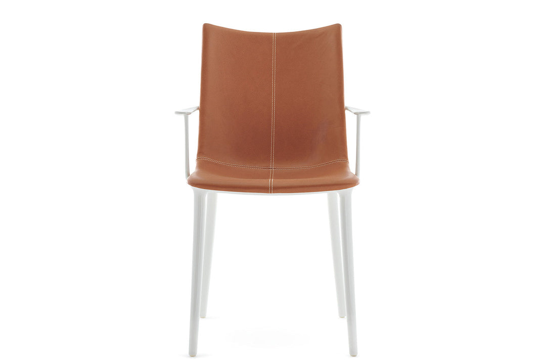 H.H.H. Leather Dining Chair Dining Chairs Kartell