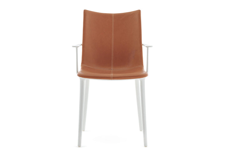 H.H.H. Leather Dining Chair Dining Chairs Kartell
