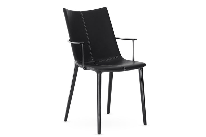 H.H.H. Leather Dining Chair Dining Chairs Kartell