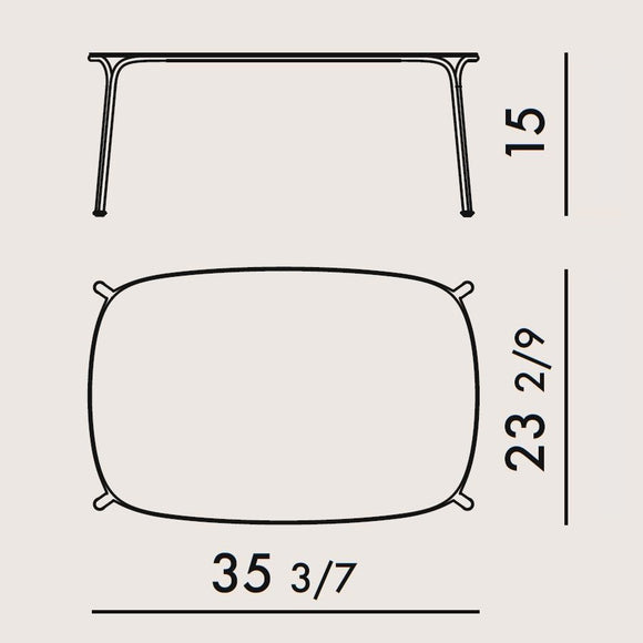Hiray Coffee Table Coffee Tables Kartell