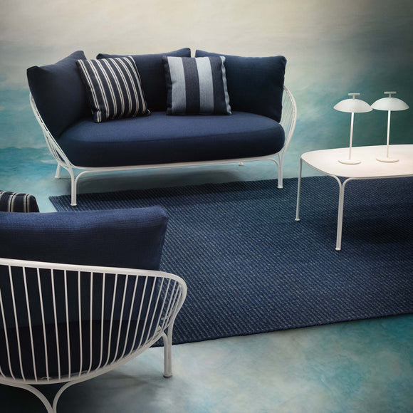 Hiray Sofa Striped Throw Pillow Pillows Kartell