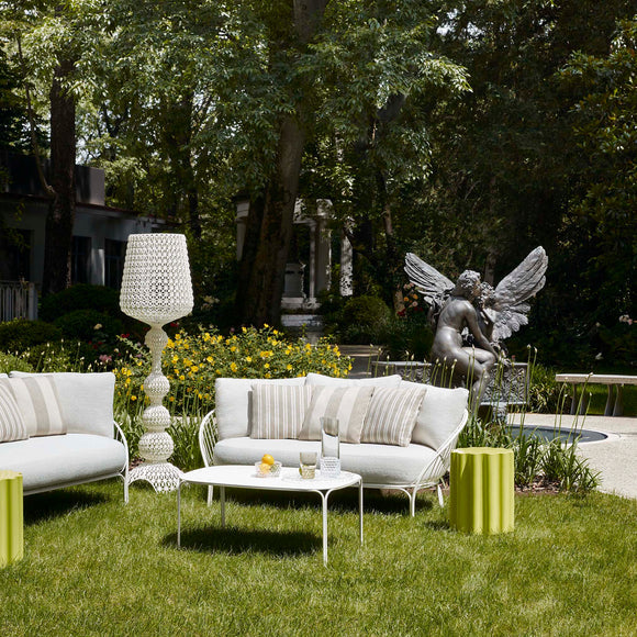 Hiray Sofa Striped Throw Pillow Pillows Kartell