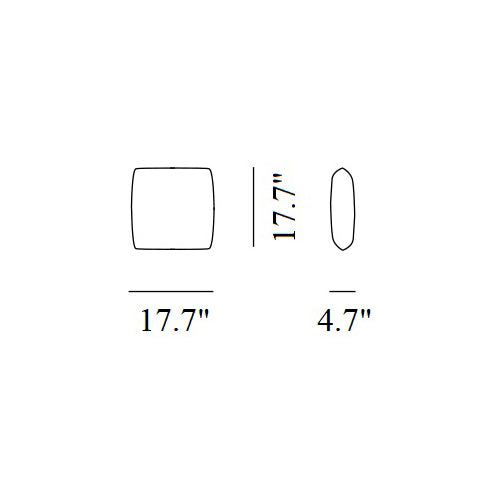 Hiray Sofa Striped Throw Pillow Pillows Kartell