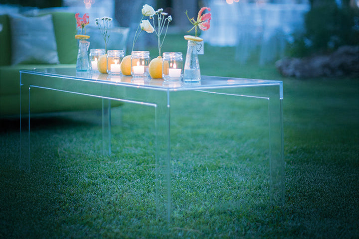 Invisible Side Table Quickship End Tables Kartell