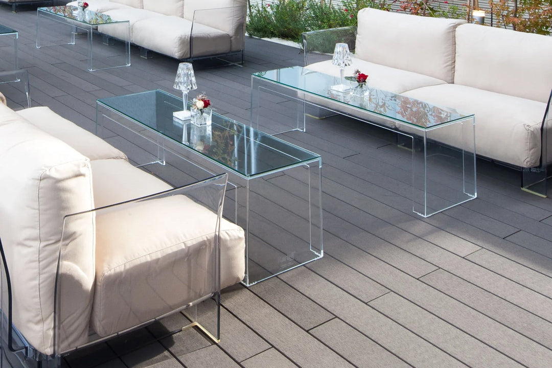 Invisible Side Table Quickship End Tables Kartell