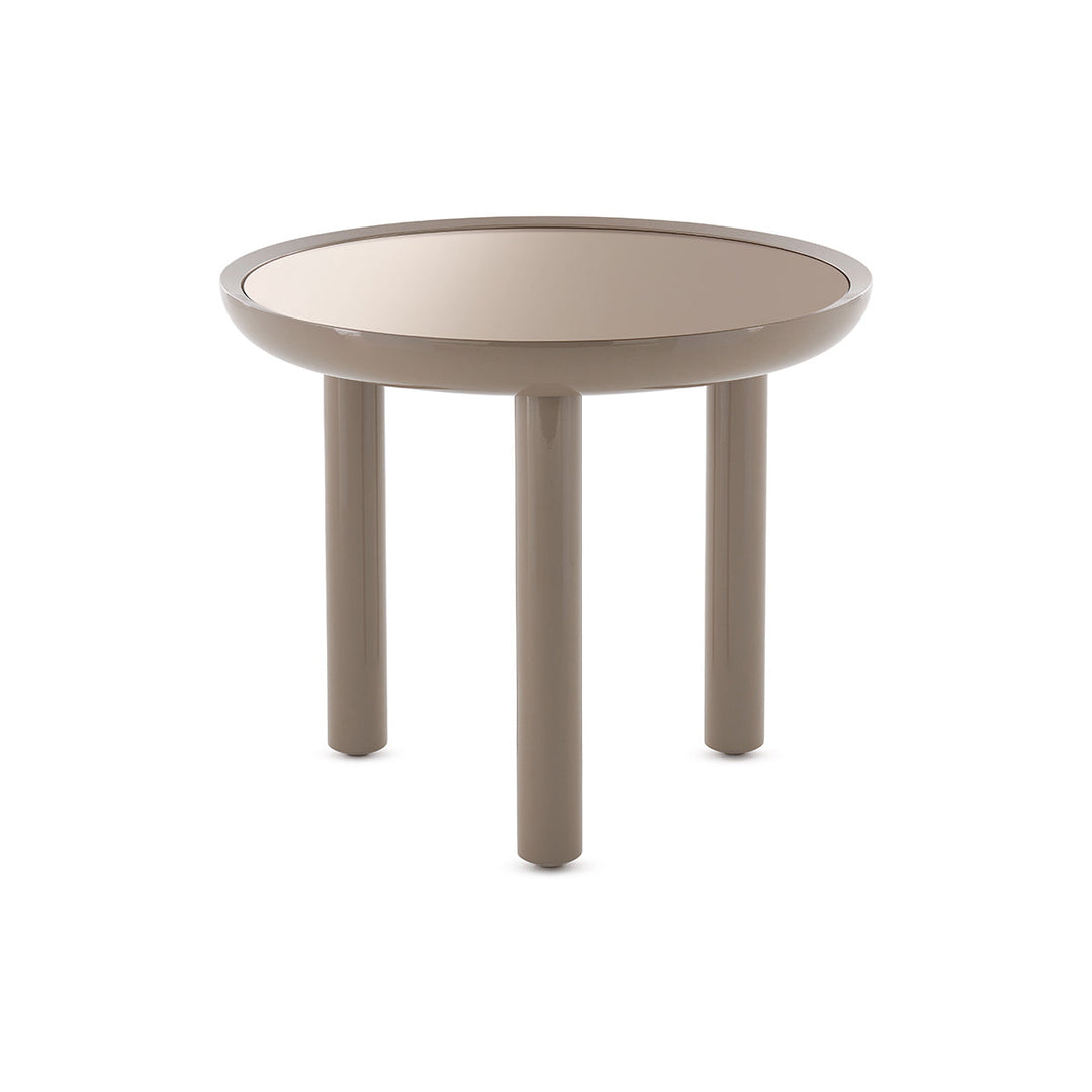 K-Top Side Table Accent Tables Kartell Bronze Mirror / Dove