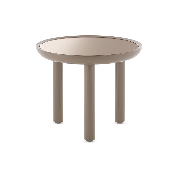K-Top Side Table Accent Tables Kartell Bronze Mirror / Dove