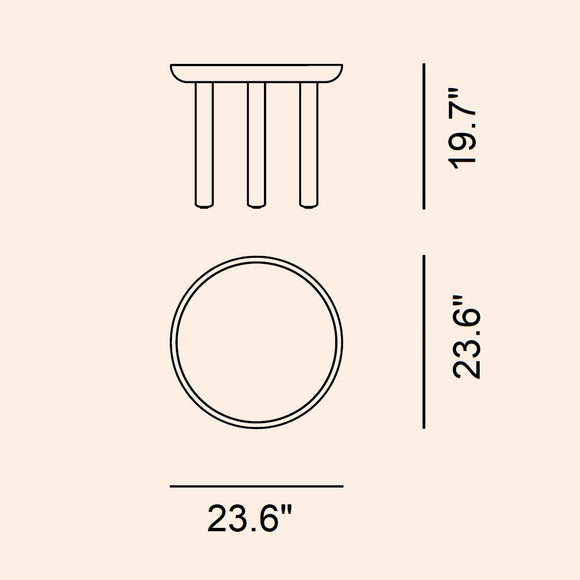 K-Top Side Table Accent Tables Kartell