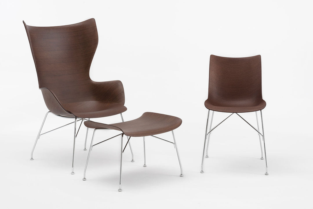 K/Wood Lounge Chair Chairs Kartell