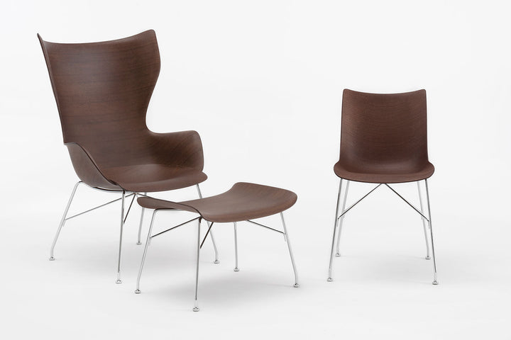 K/Wood Lounge Chair Chairs Kartell