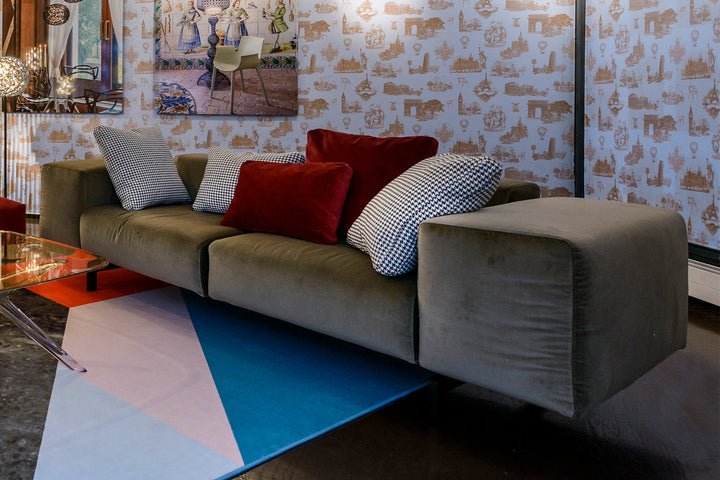 Largo Velvet Sofa Sofas Kartell