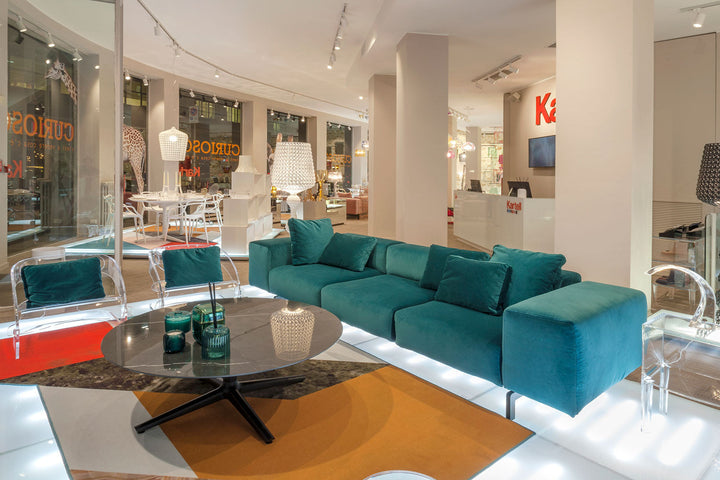Largo Velvet Sofa Sofas Kartell