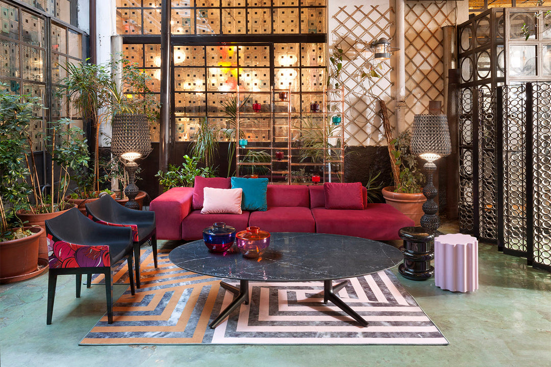 Largo Velvet Sofa Sofas Kartell