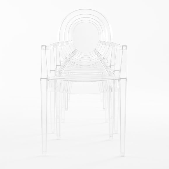 Louis Ghost Chair (Set of 2) Chairs Kartell