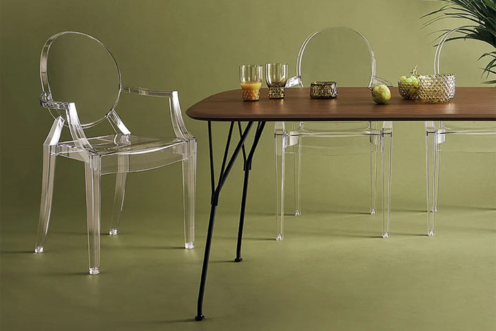 Louis Ghost Dining Chair (Set of 2) Quickship Dining Chairs Kartell