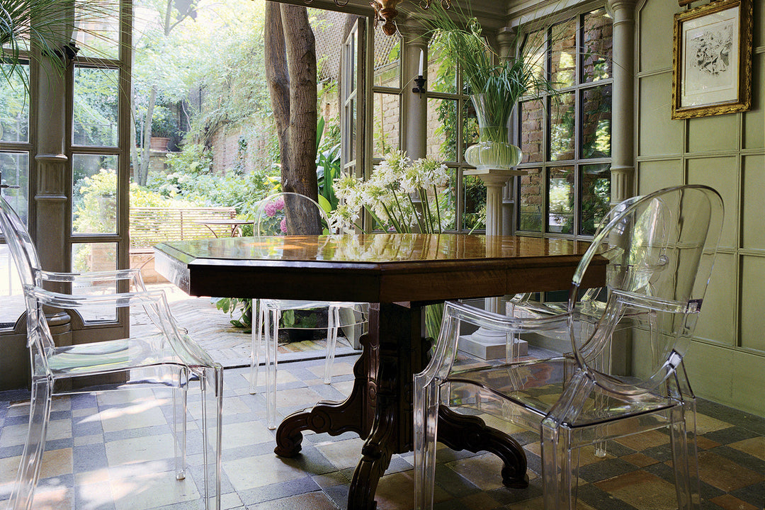 Louis Ghost Dining Chair (Set of 2) Quickship Dining Chairs Kartell