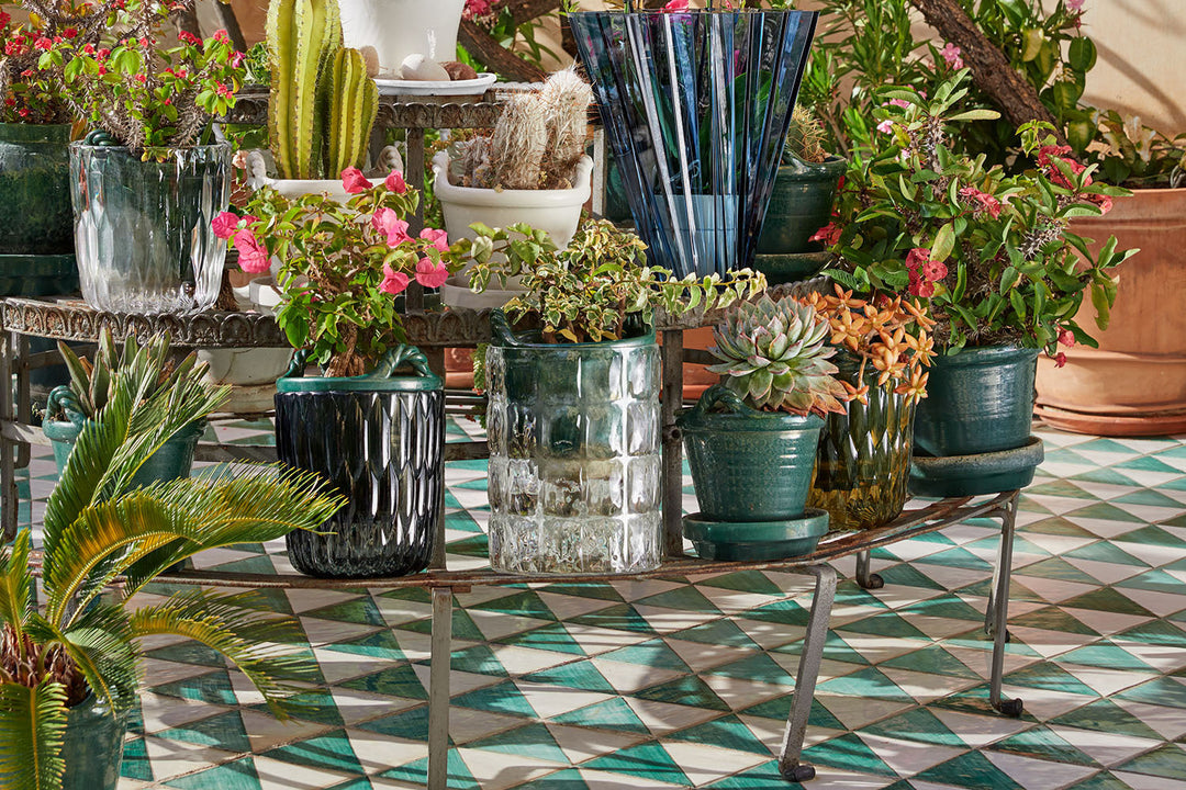 Matelassé Vase Vases + Planters Kartell