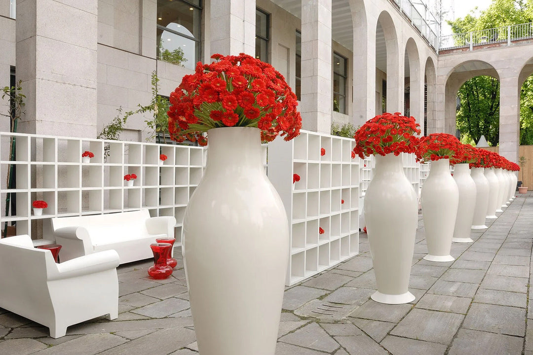 Misses Flower Power Vase Outdoor Vases + Planters Kartell