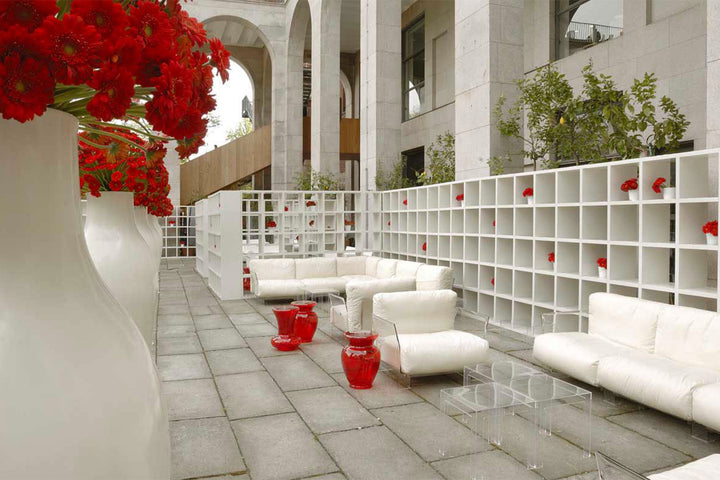 Misses Flower Power Vase Outdoor Vases + Planters Kartell