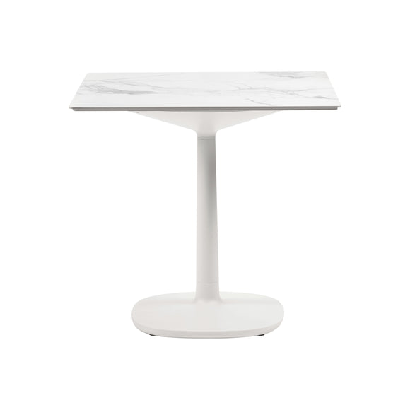 Multiplo Square Side Table with Small Square Base Accent Tables Kartell