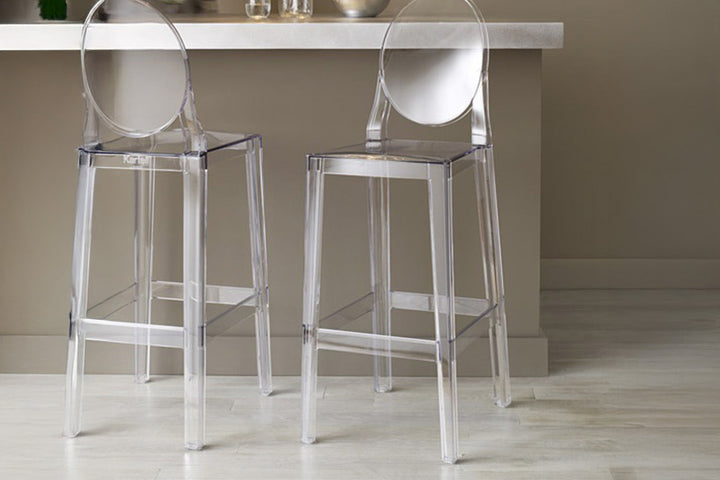 One More Bar Stool (Set of 2) Bar + Counter Stools Kartell