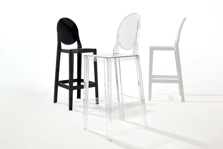 One More Bar Stool (Set of 2) Bar + Counter Stools Kartell